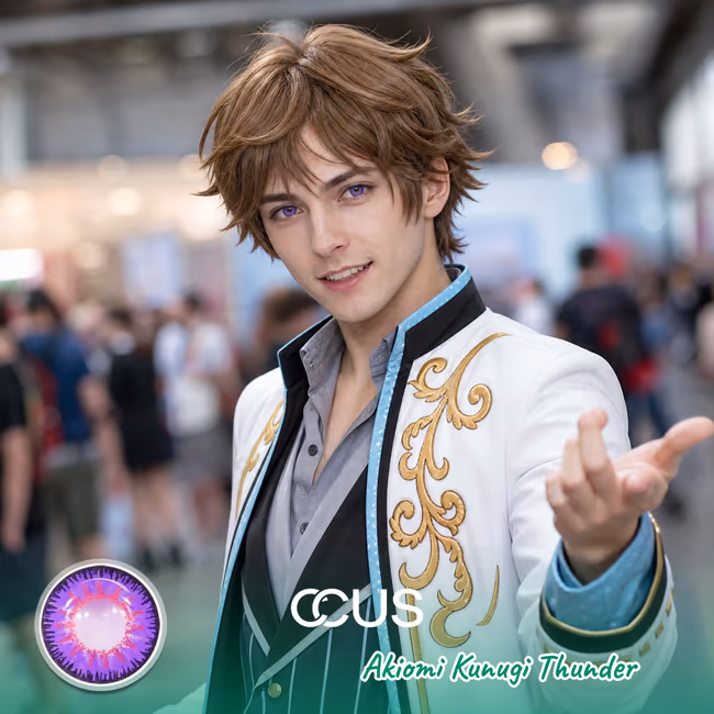 Akiomi Kunugi Thunder Cosplay Contact Lenses