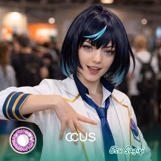 Esu Sagiri Cosplay Contact Lenses