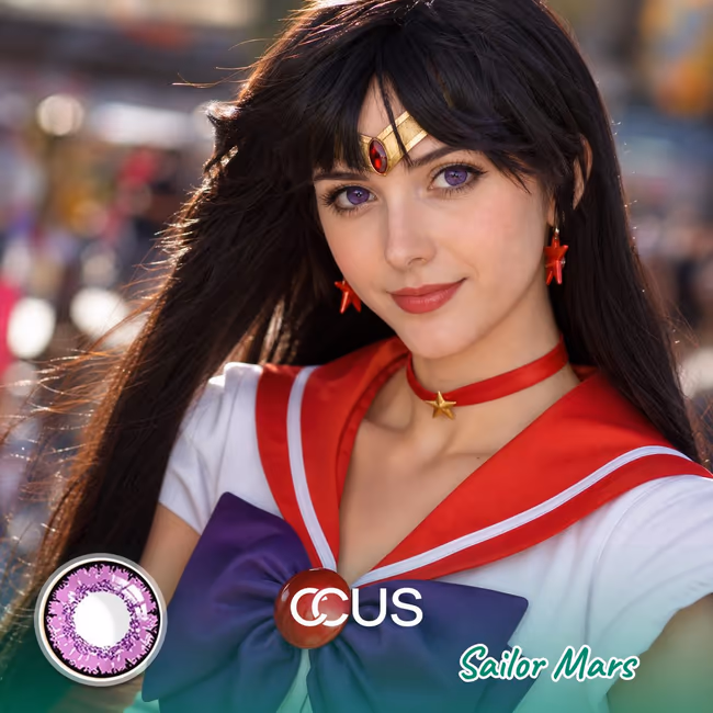Sailor Mars Cosplay Contact Lenses