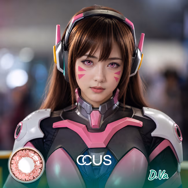 OW : D.Va Cosplay Contact Lenses