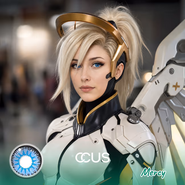OW : Mercy Cosplay Contact Lenses