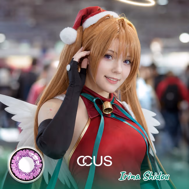 DxD: Irina Shidou Cosplay Violet Contact Lenses