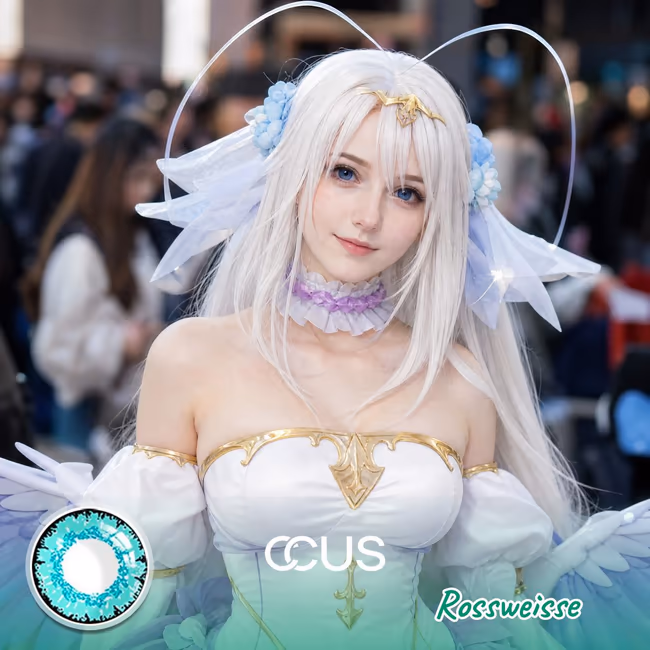 DxD: Rossweisse Cosplay Light Blue Contact Lenses
