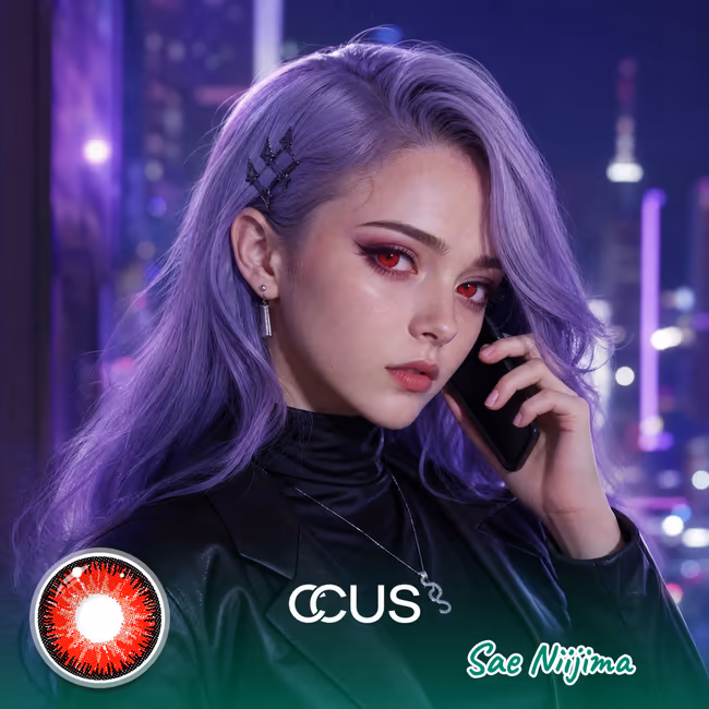 PERSONA : Sae Niijima Cosplay Contact Lenses