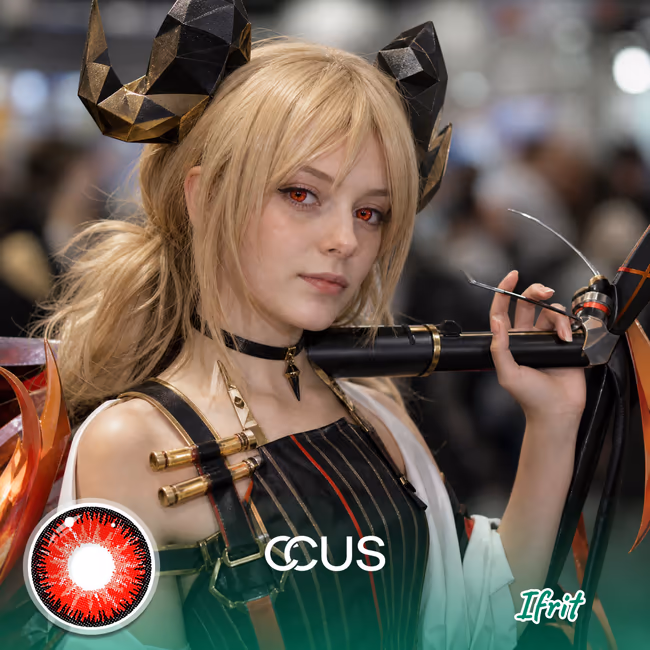 AK : Ifrit Cosplay Contact Lenses