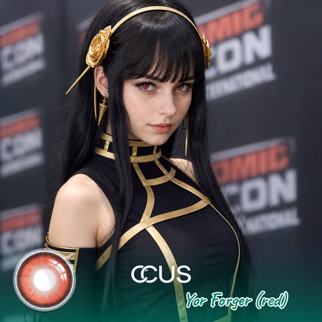 Yor Forger Cosplay Contact Lenses – Red