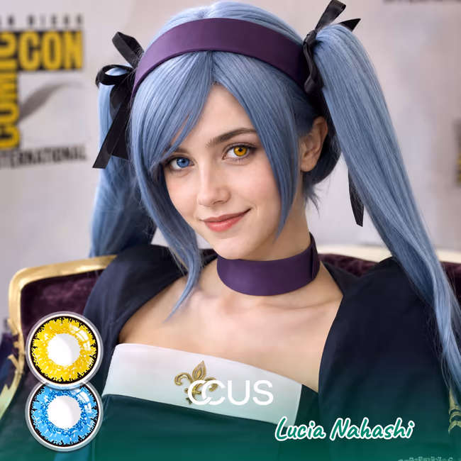 Lucia Nahashi Cosplay Heterochromia Contact Lenses