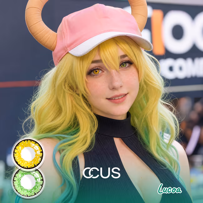 Lucoa Cosplay Heterochromia Contact Lenses