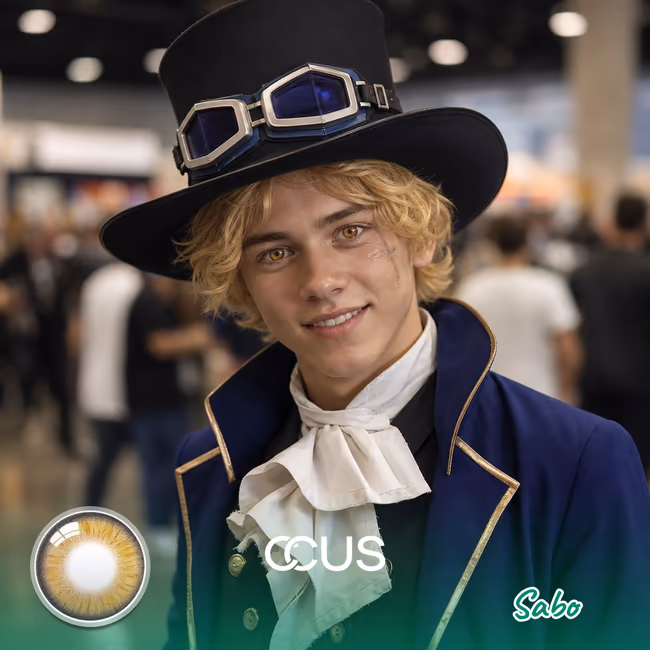 Sabo Cosplay Contact Lenses
