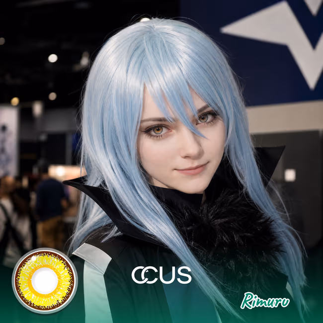 Rimuru Tempest Cosplay Light Brown Contact Lenses