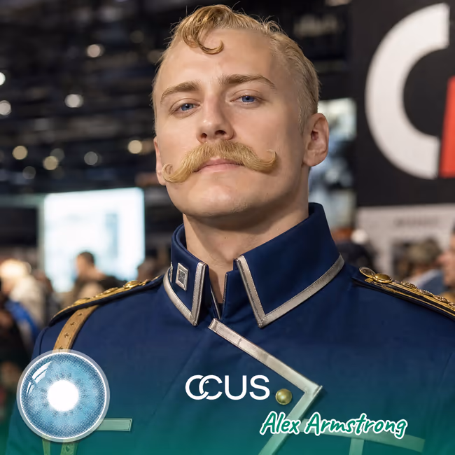 FA : Alex Louis Armstrong Cosplay Contact Lenses