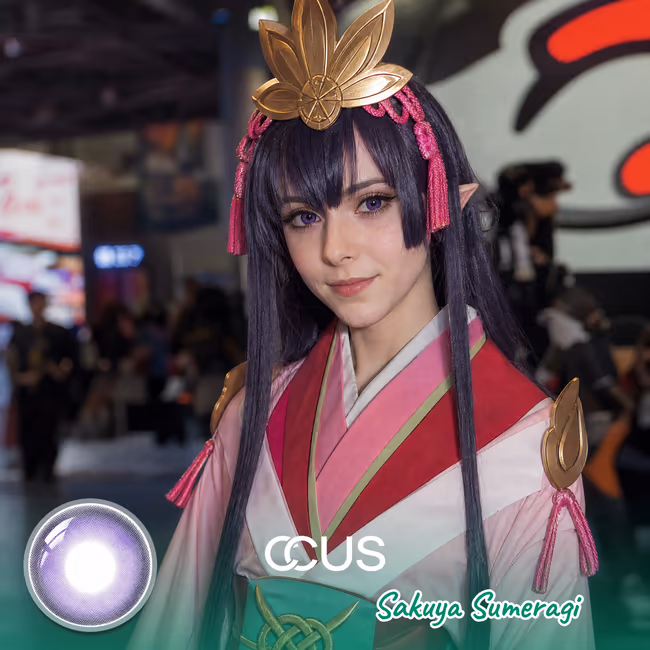 CG: Sakuya Sumeragi Cosplay Violet Contact Lenses