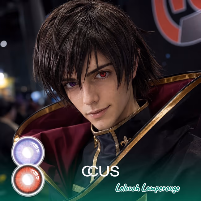 CG: Lelouch Lamperouge Cosplay Heterochromia Contact Lenses
