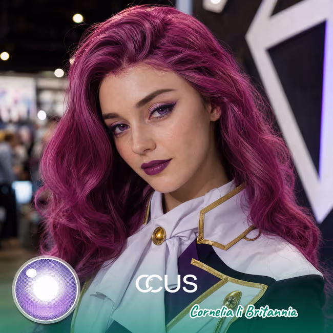 CG : Cornelia li Britannia Cosplay Contact Lenses