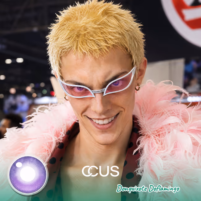 OP : Donquixote Doflamingo Cosplay Contact Lenses