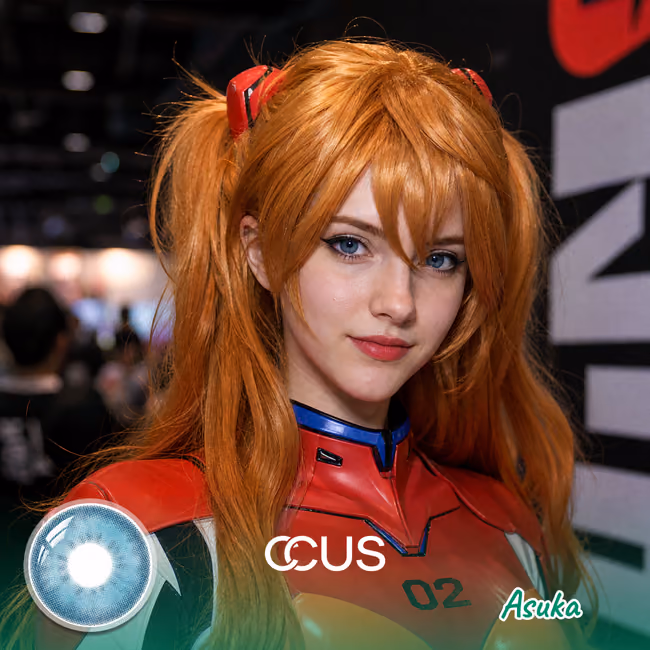 EVA : Asuka Cosplay Contact Lenses