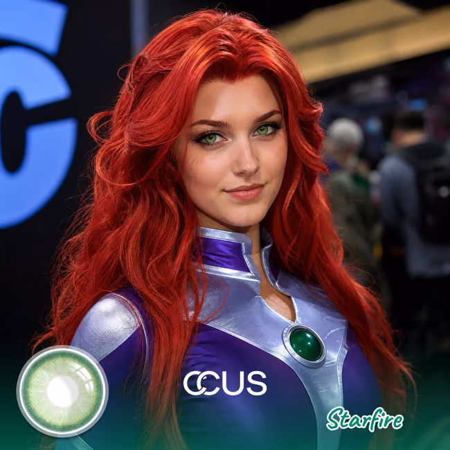 DC : Starfire Cosplay Contact Lenses