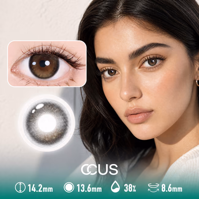 Smoky Ink Black Contact Lenses