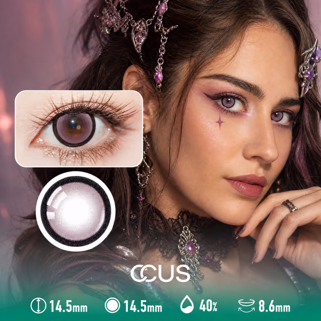 Galaxy Solstice Satin Pink Contact Lenses