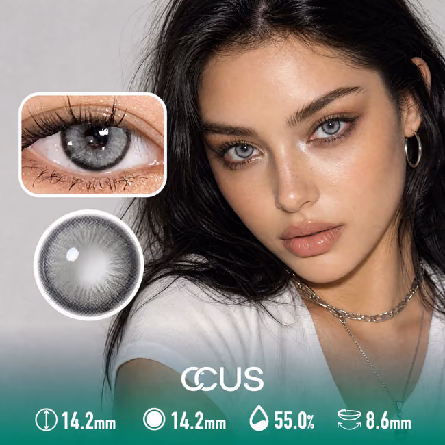 Afterparty Chrome Silver Contact Lenses