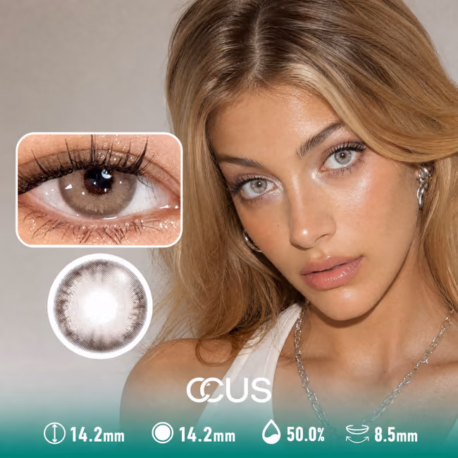 Glass Haze Brown Contact Lenses