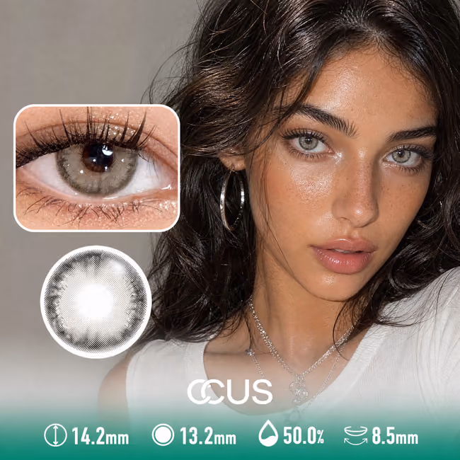 Blur Filter Chocolate Amber Brown Contact Lenses
