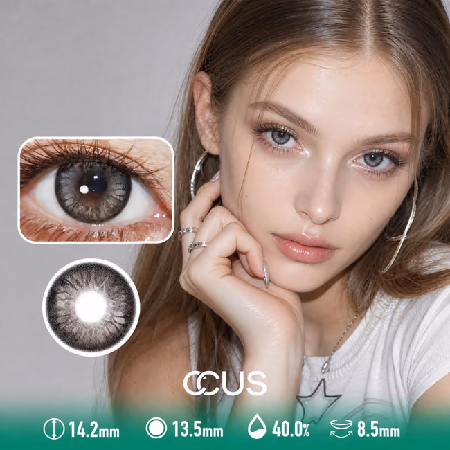 Ring Light Raven Black Contact Lenses