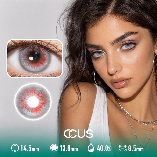 Pearl Dusk Blush Pink Contact Lenses