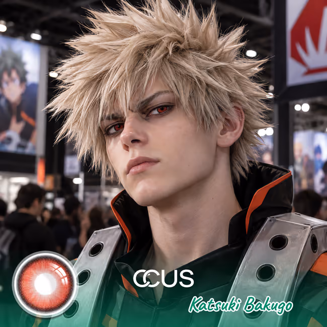 Katsuki Bakugo Cosplay Contact Lenses