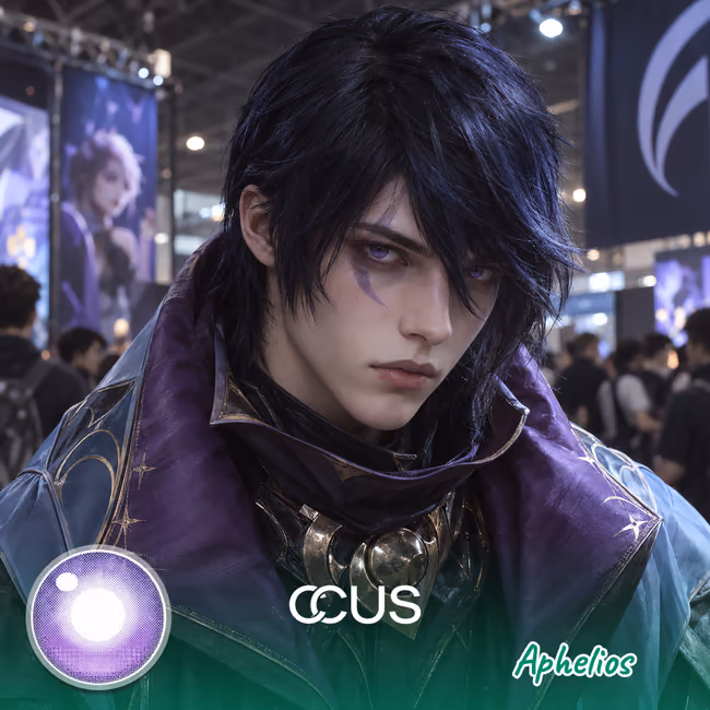LOL : Aphelios Cosplay Contact Lenses for the Moonlit Portrait