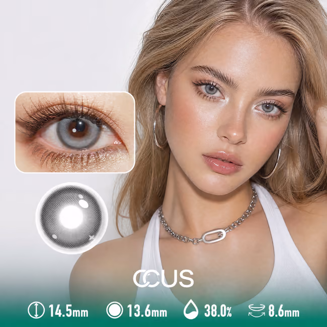 Moonlit Pearl Grey Contact Lenses
