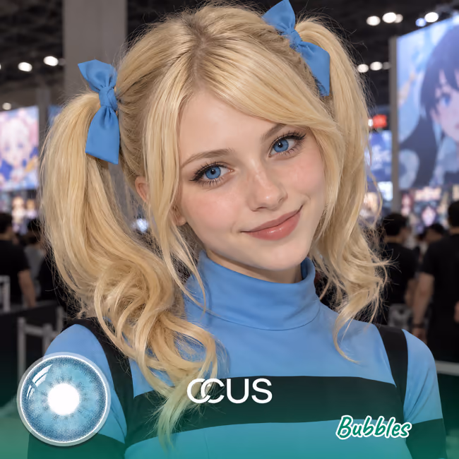 Bubbles Cosplay Contact Lenses: Natural, Warm and Never Flat