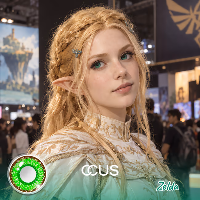 Zelda Cosplay Contact Lenses for the Coronation Hall