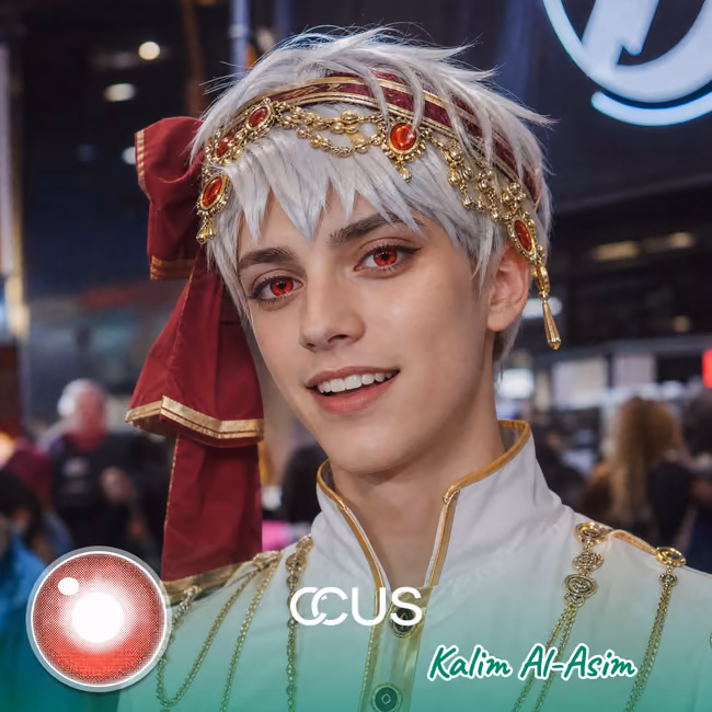 Kalim Al-Asim Cosplay Contact Lenses: Holds Its Warmth in Mixed Light