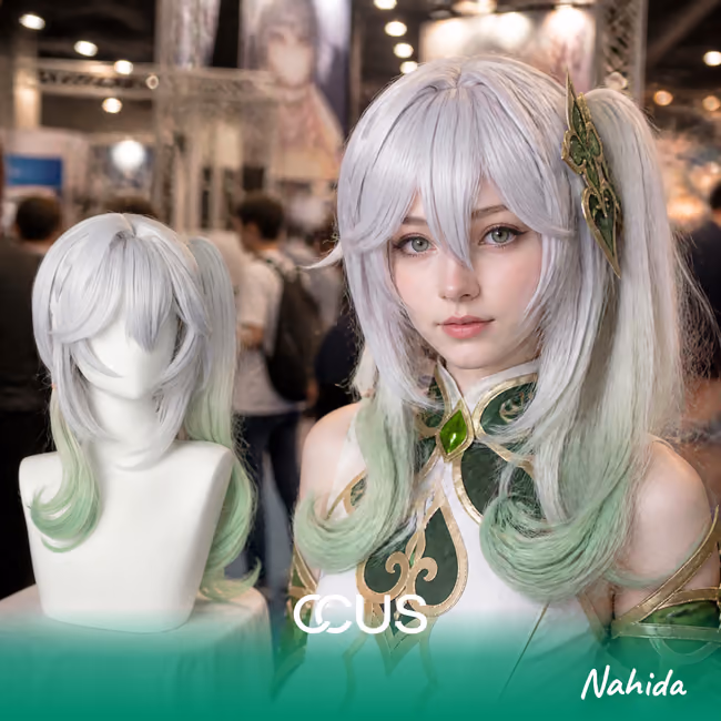 Nahida Cosplay Wig