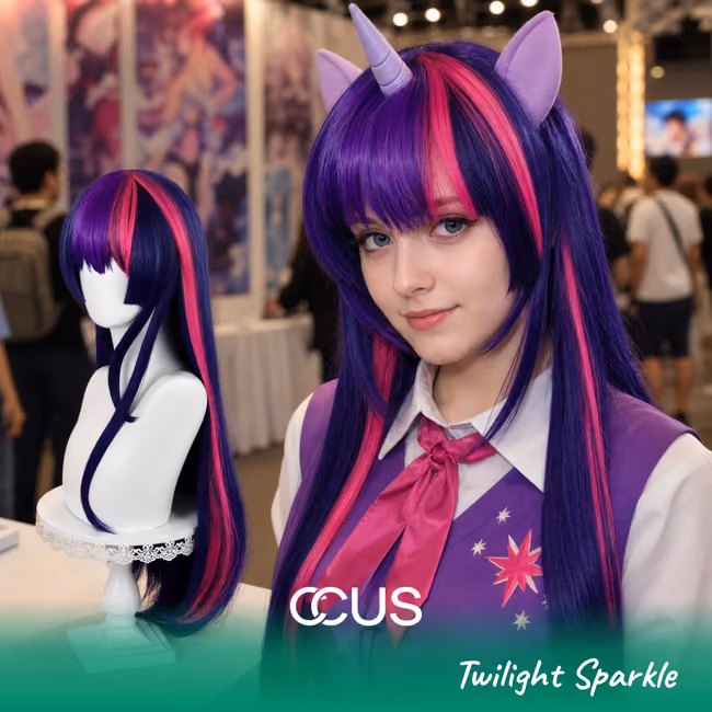 MLP : Twilight Sparkle Cosplay Wig