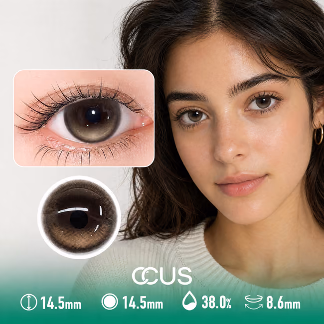 Linen Toffee Brown Contact Lenses