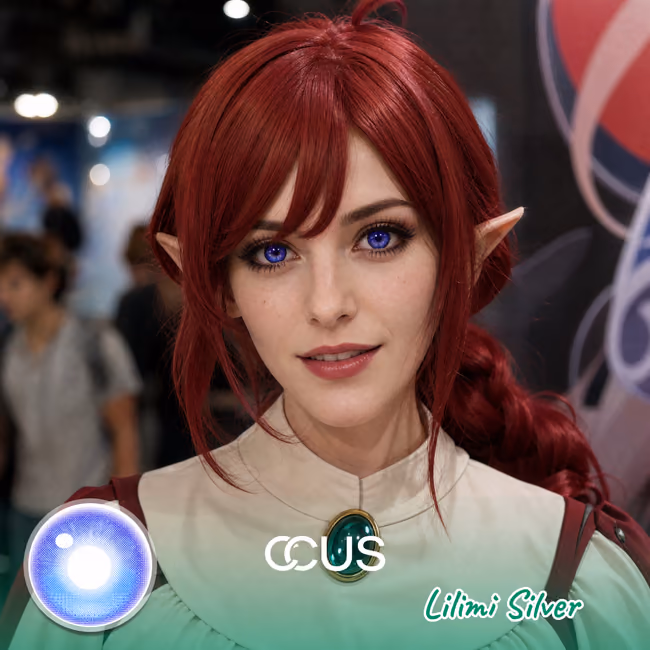 NL : Lilimi Silver Cosplay Contact Lenses