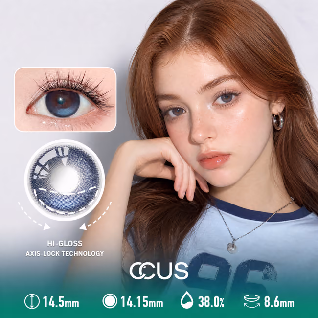 Moon Dawn Blue Contact Lenses
