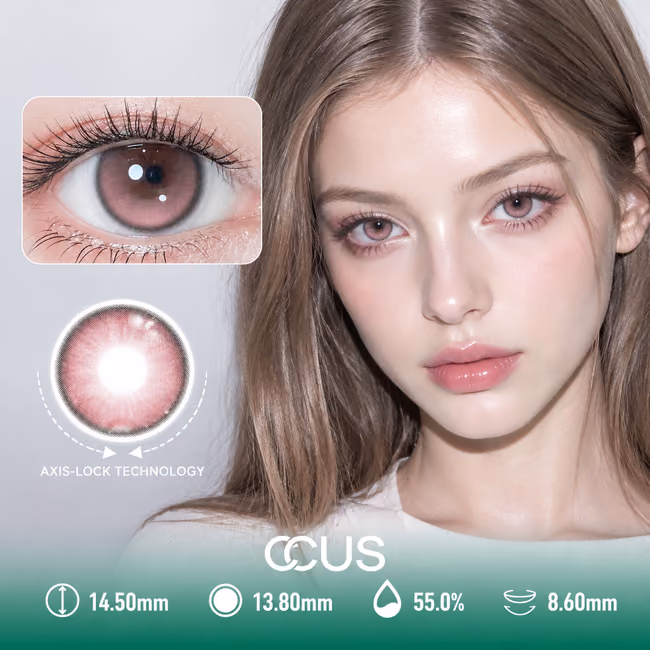 Cocoa Satin Pink Contact Lenses