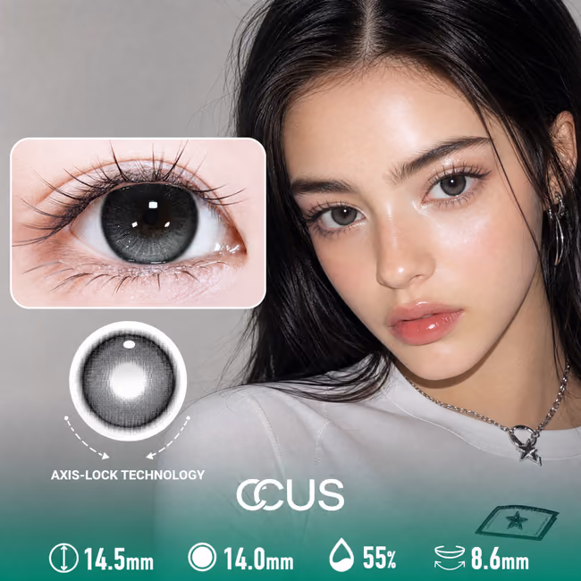 Afterglow Midnight Black Contact Lenses