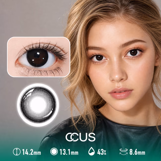 Candlelit Gala Onyx Black Contact Lenses