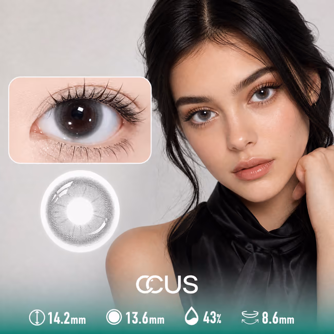 Lily Cloud Grey Contact Lenses