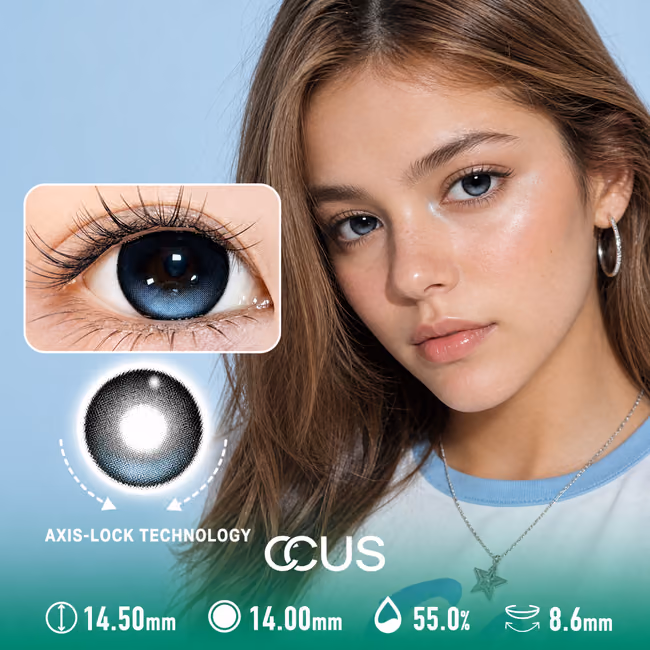 Tidal Whisper Azure Blue Contact Lenses